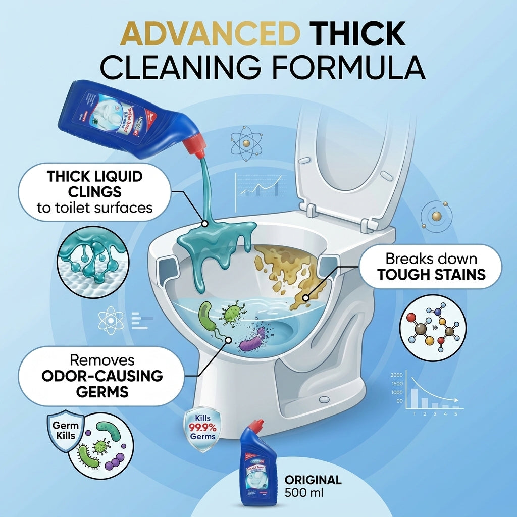 Toilet Bowl Cleaner 500ml X 4