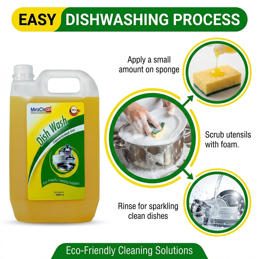 Dish Wash Gel 5L X 4