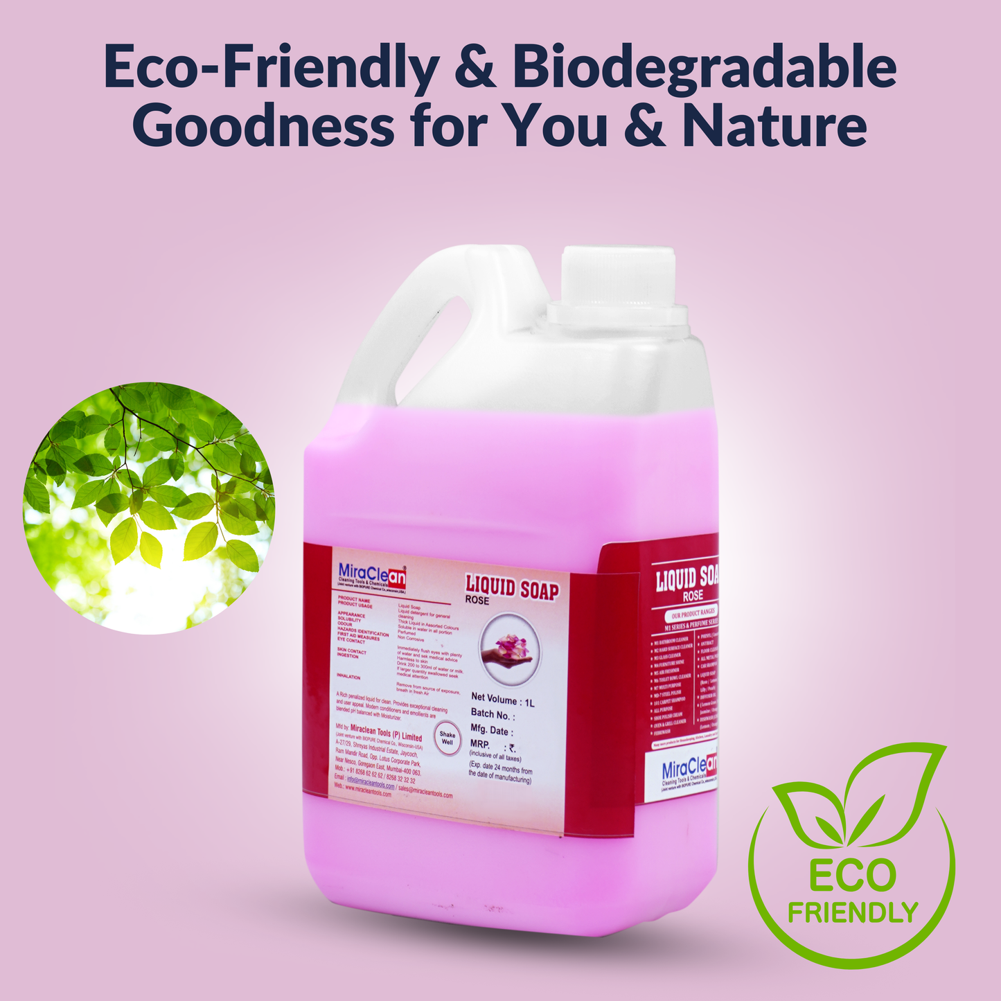 Liquid Soap Rose 1L
