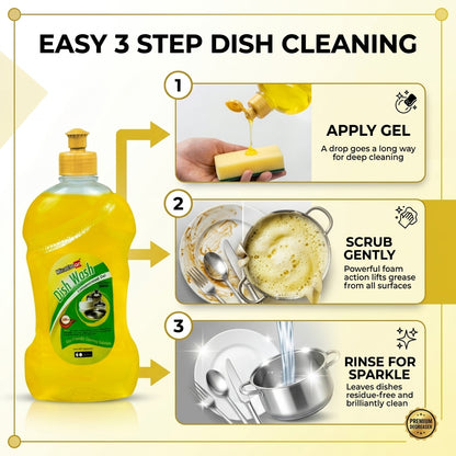 Dishwash Gel 500ml X 4