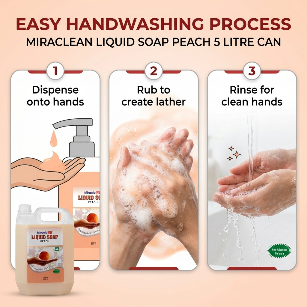 Liquid Soap Peach 5L X 4