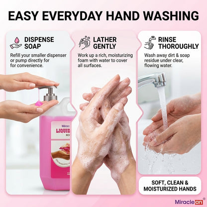 Liquid Soap Rose 5L X 4