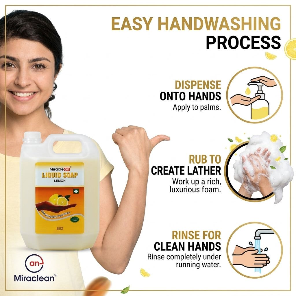 Liquid Soap Lemon 5L X 4