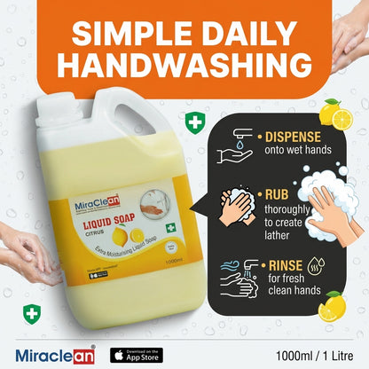Liquid Soap Citrus 1L X 4