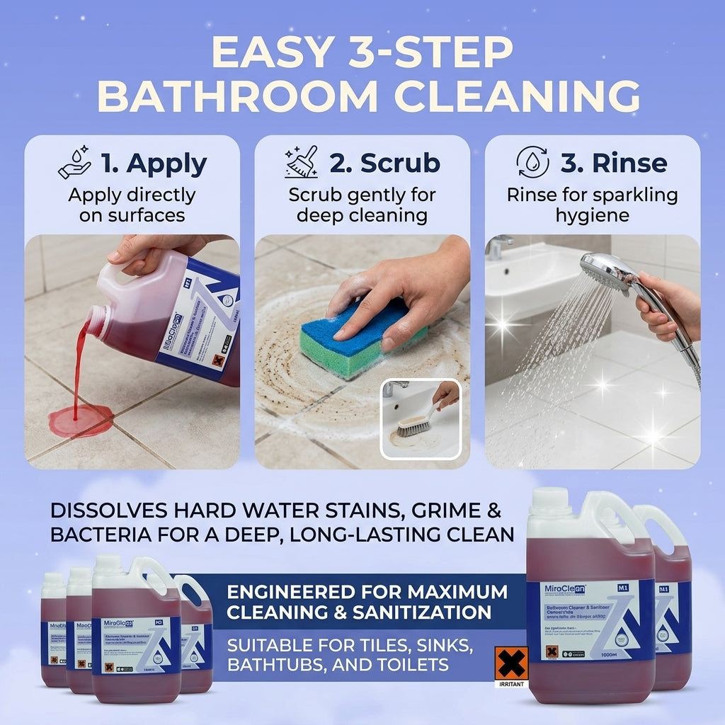 Bathroom Cleaner 1L X 4
