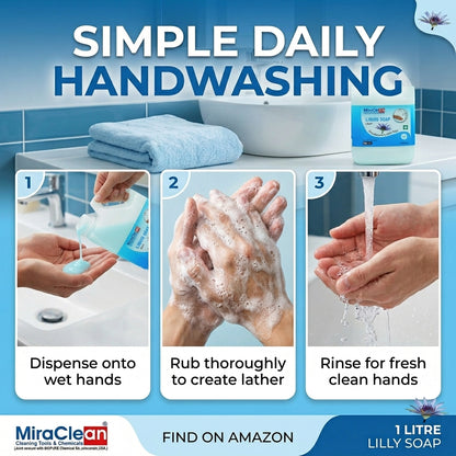 Liquid Soap Lily 1L X 4