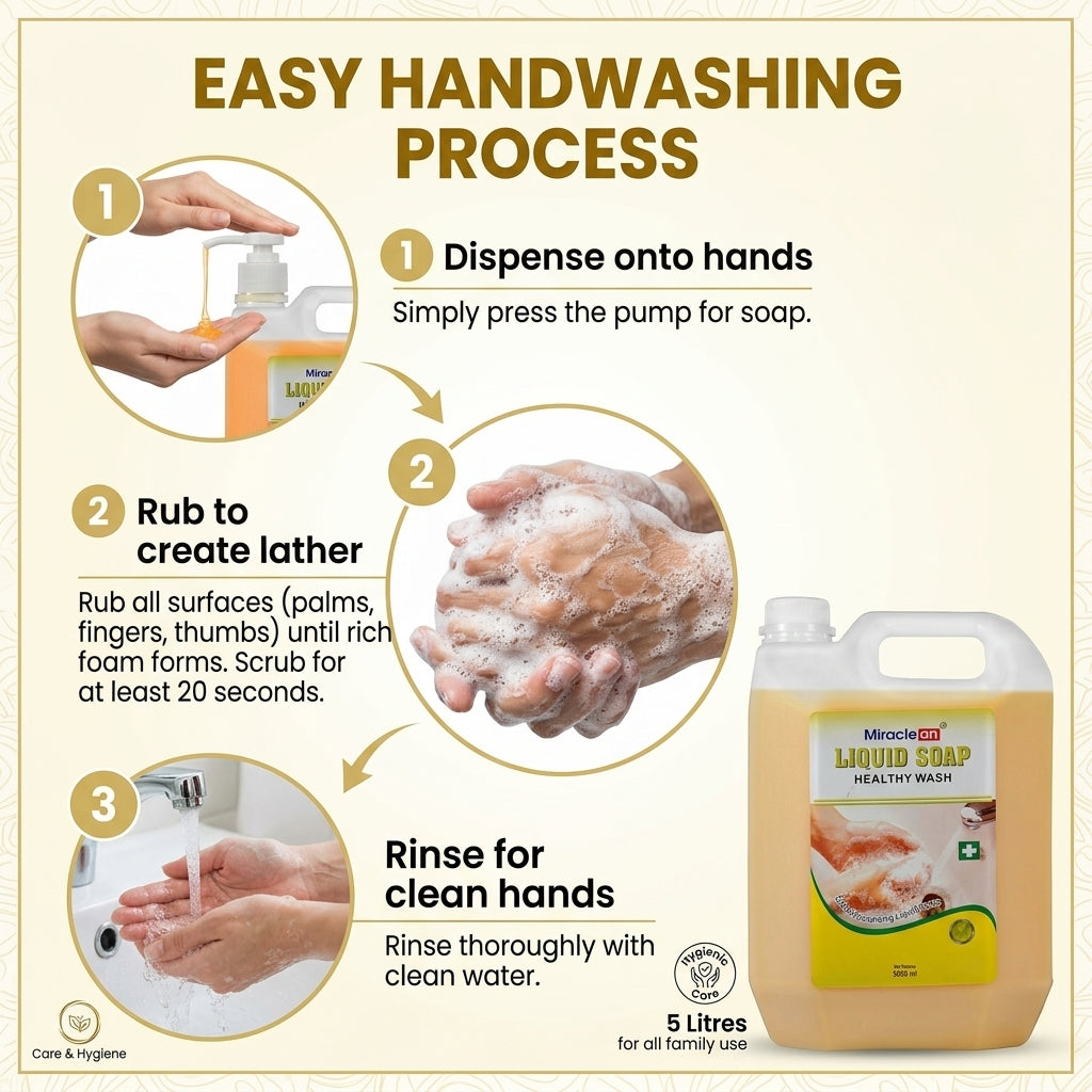 Liquid Soap Healthy Wash 5LX 4