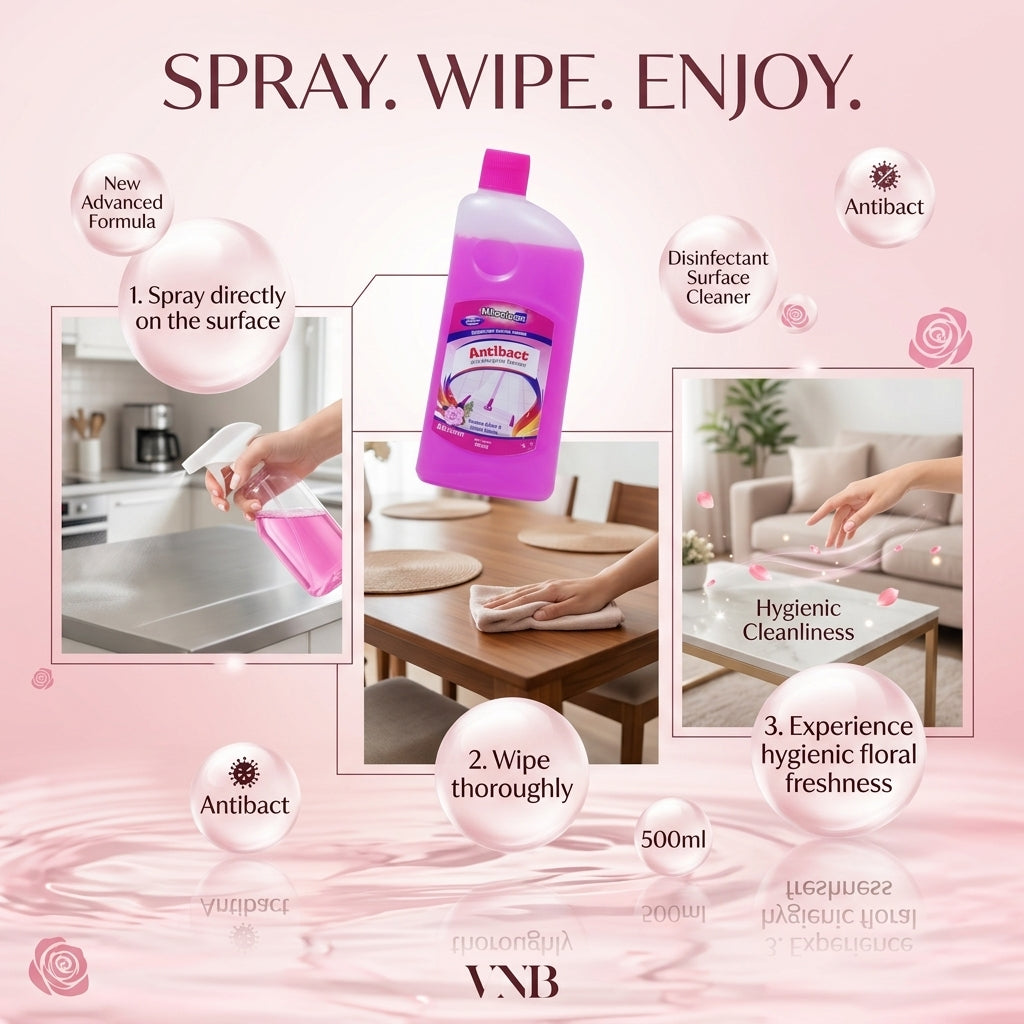 Antibacterial Cleaner 500ml X 4