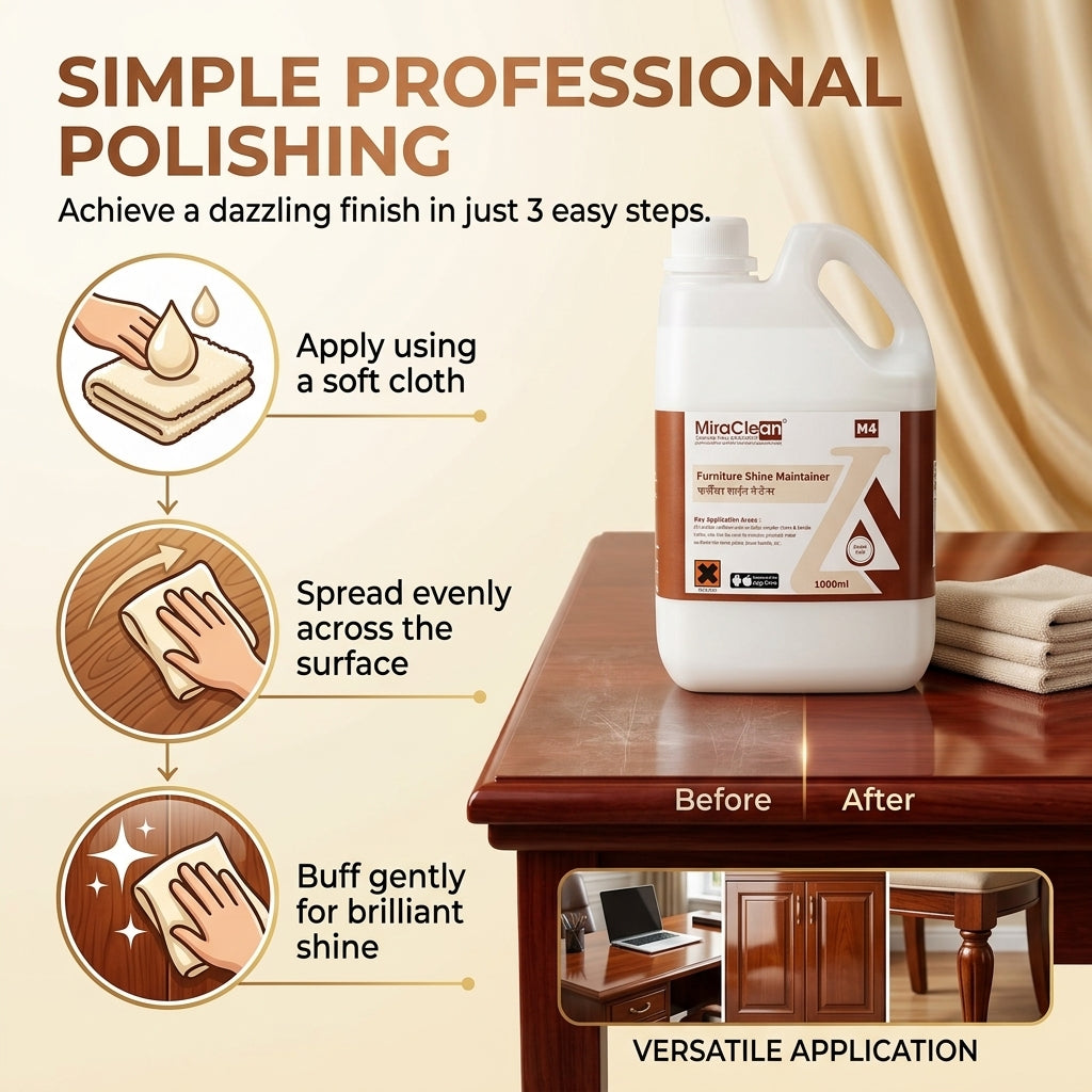 Furniture Shine Maintainer 1L X 4