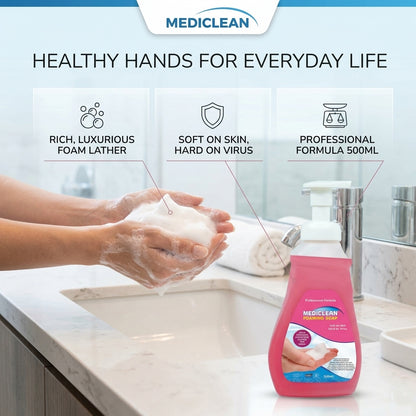 Mediclean Foaming Soap 500ml X 4