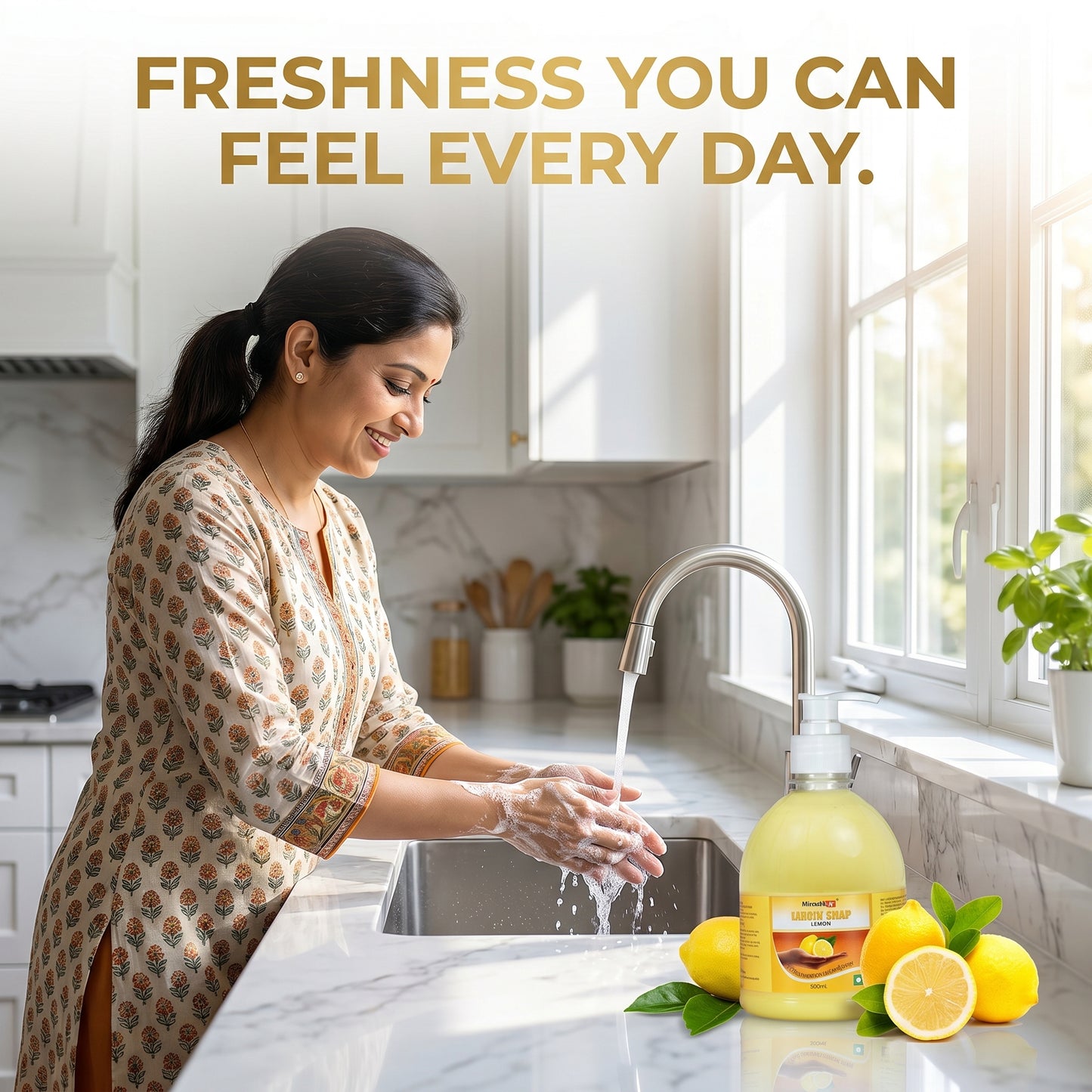 Handwash Lemon 500ml X 4