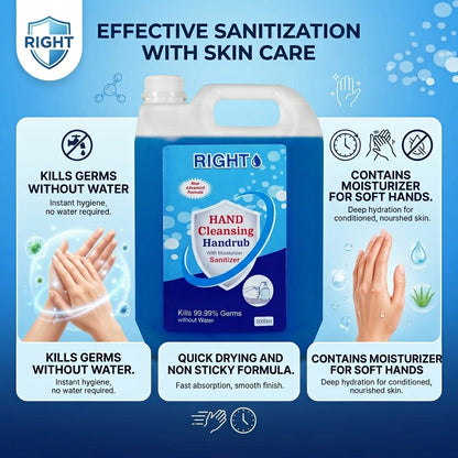 Handrub Moisturizer & Sanitizer 5L X 4