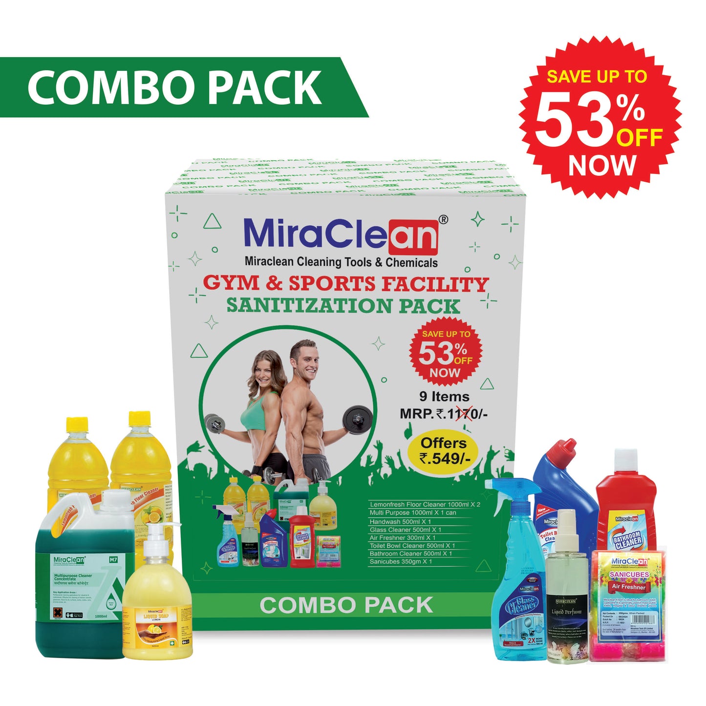 Gym Cleaning & Hygiene Pack