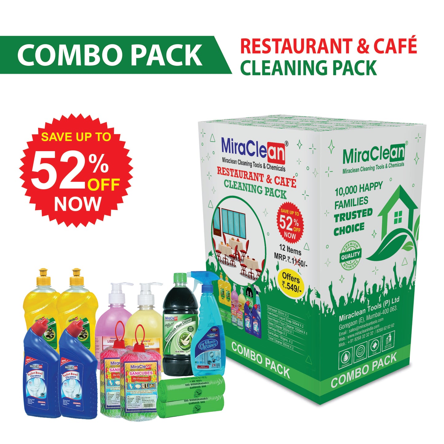 Restaurant & Cafe Cleaning Kit