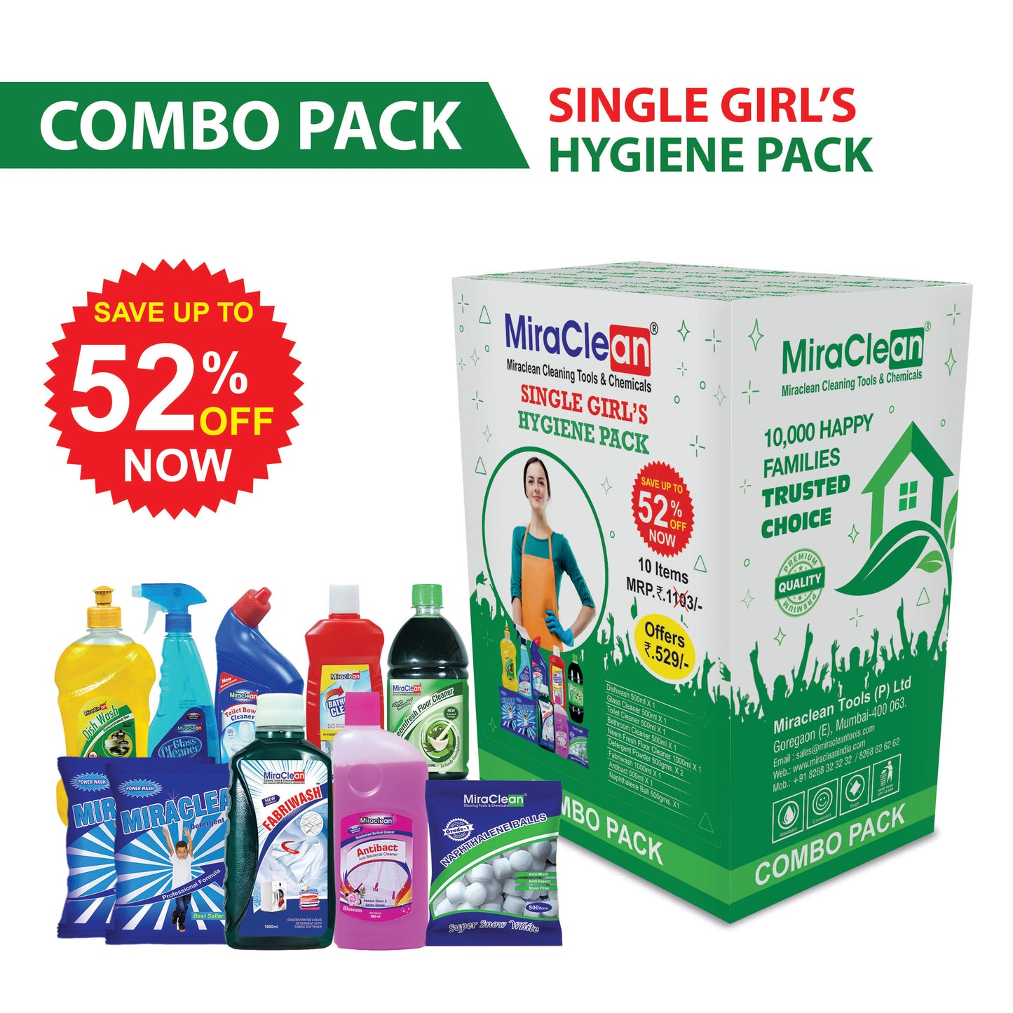 Single Girl's Hygiene Pack