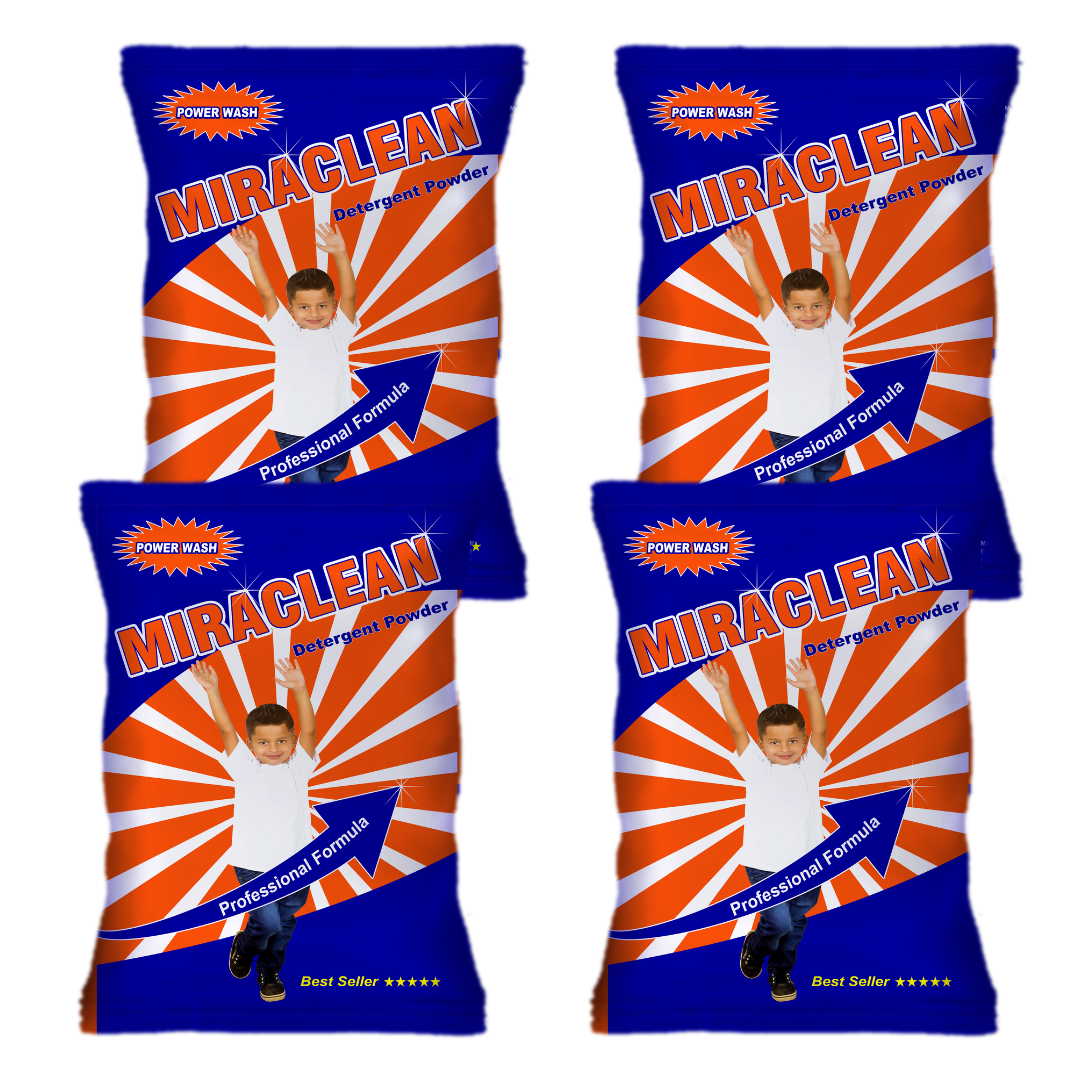 Detergent Powder Orange 500g X 4